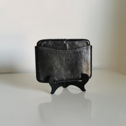 Étui à tabac en peau de serpent / étui à cigarettes