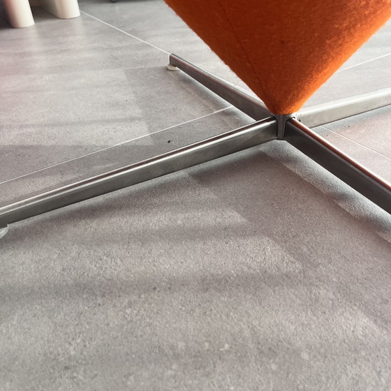 Image 1 of Vitra Heart Cone Chair oranje Verner Panton