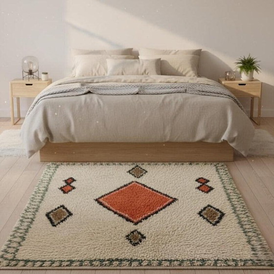 Image 1 of Authentisches Berber-Teppich aus Leinen, 250 x 150 cm