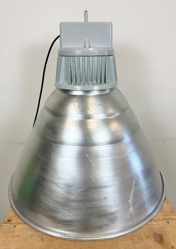 Image 1 of Large Industrial Aluminium Pendant Light from Elektrosvit, 1960s