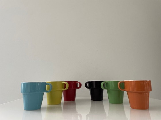 Image 1 of PT design mugs multicolour – set of 6