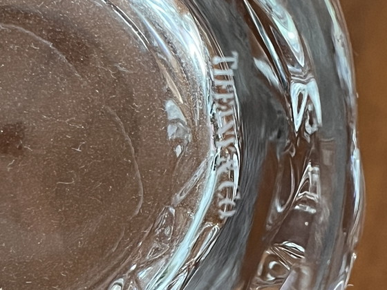 Image 1 of Seis vasos largos de cristal pesado de Tiffany