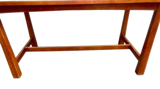 Image 1 of Tavolo esotico in vetro e legno massello dalla Thailandia