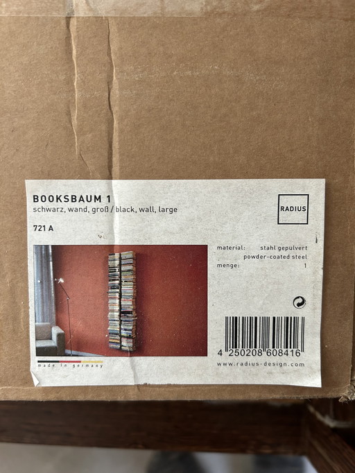 Booksbaum 1 van Radius - zwart/wand/groot