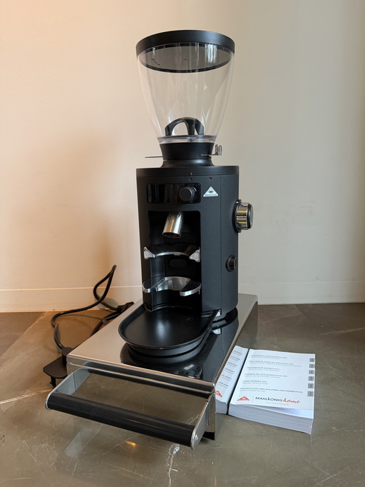 Koffiemolen + uitklop bak Mahlkonig