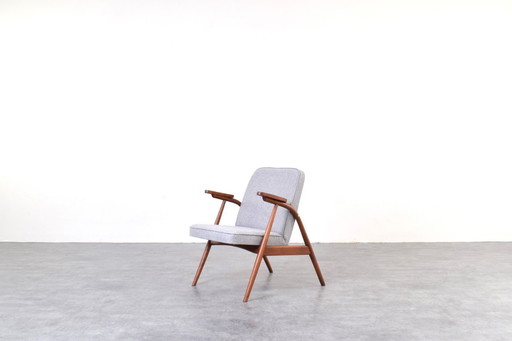 Poolse loungestoel uit het midden van de 20e eeuw, jaren 60.