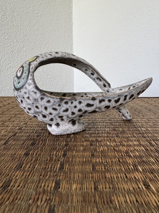 Image 1 of Keramisch sieradenbakje van Vallauris Bessone uit de jaren 60.