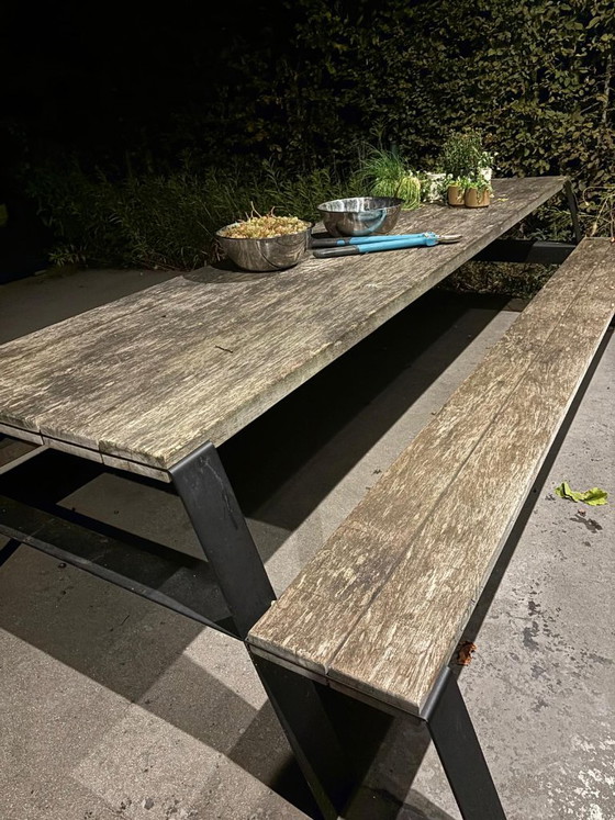 Vonk FUSE PICKNICK Table de jardin 300cmx185cm – Bancs de jardin, Wood, Iron (photo 2 of 5)