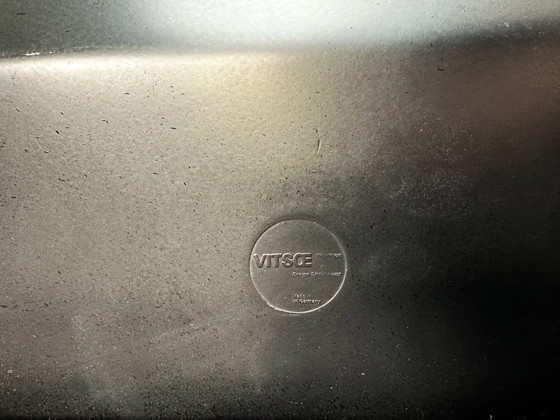 Image 1 of Divano a 2 posti in pelle vintage 620 di Dieter Rams per Vitsoe anni '70