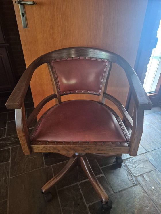 Image 1 of sedia da scrivania antica