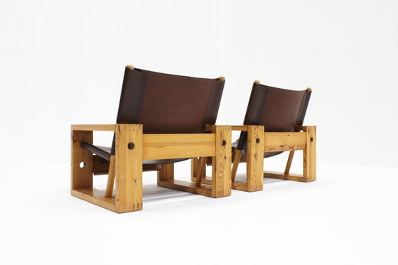 Image 1 of Fauteuils vintage Ate van Apeldoorn Houtwerk Hattem 1960