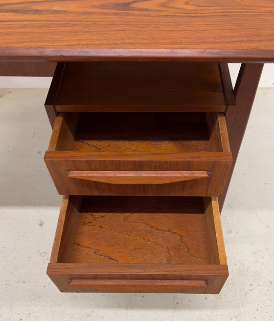 Image 1 of Gunnar Nielsen Teak Desk for Tibergaard, 1960s.
