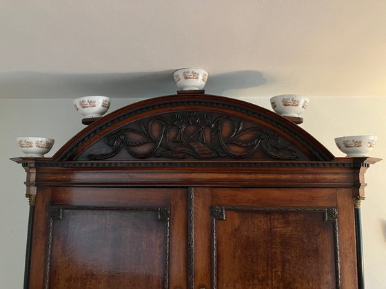 Image 1 of Antique Drenthe cabinet in perfect condition