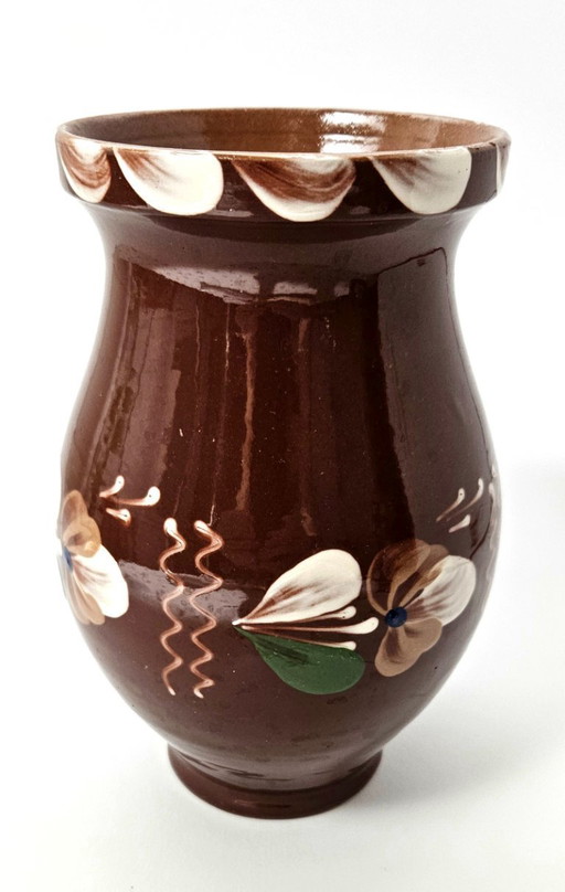 Brocche in ceramica ungherese Sarospataki | Set di 2 brocche in ceramica vintage di Sarospatak, Ungheria