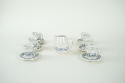 Service à thé (théière et tasse), design italien, années 1970, fabriqué en Italie