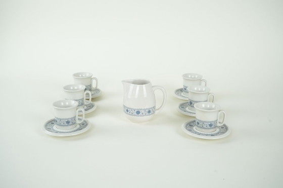 Image 1 of Service à thé (théière et tasse), design italien, années 1970, fabriqué en Italie
