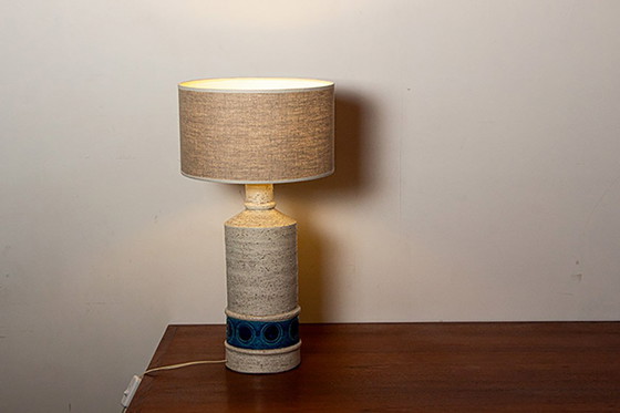 Image 1 of Grote Italiaanse keramieken vloerlamp van Aldo Londi voor Bitossi 1960.