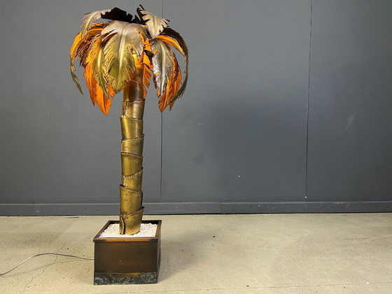 Image 1 of Lampada da terra a forma di palma Maison Jansen, anni '70