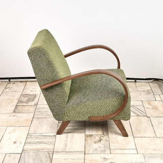 Image 1 of Poltrona modello H 410 tipo C, disegnata da Jindrich Halabala, anni '40, Cecoslovacchia.