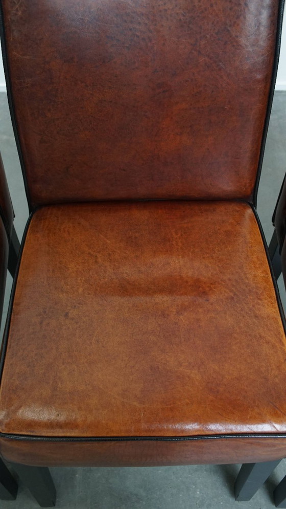 Image 1 of 4 x Comoda sedia da pranzo in pelle di pecora