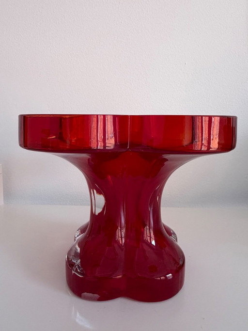 Vase Onnenlehti Helena Tynell Riihimäen Mid-Century Design – vazen, Glass