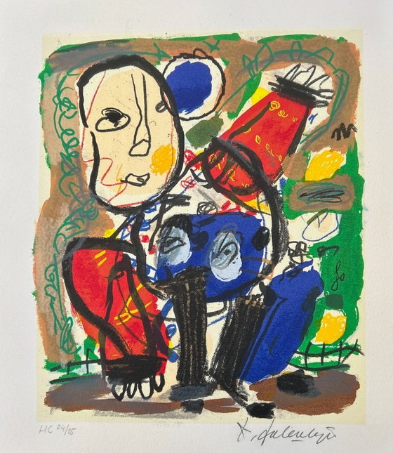 Image 1 of Zeefdruk Kees Salentijn