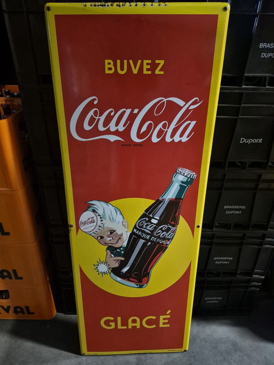 Coca Cola Email Sign – Coca-Cola, Wall decoration, Metal (photo 2 of 5)
