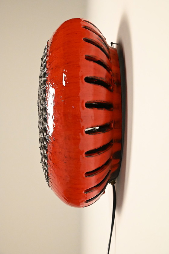 Image 1 of Lampada da parete in ceramica, suggestiva e giocosa; design danese.