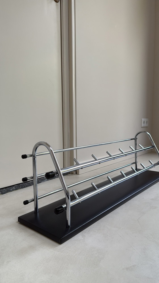Image 1 of Sixties chrome tubular frame coat rack