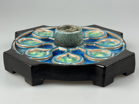 Image 1 of Lámpara de pared de cerámica de los años 60 y 70, diseño de la era espacial de mediados de siglo