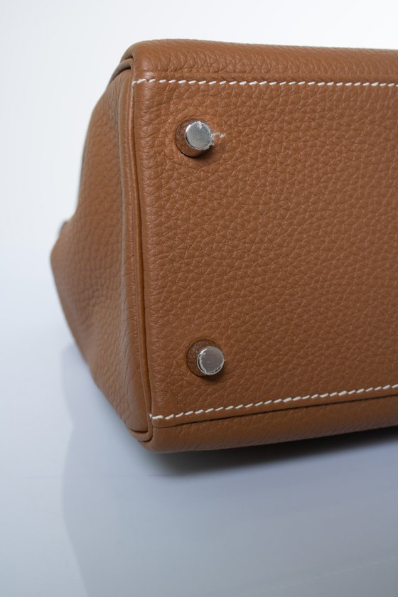 Hermes, Bolso Kelly 28 Retourne de oro – Hermès, Bolsos de mano, Lambskin (photo 13 of 15)