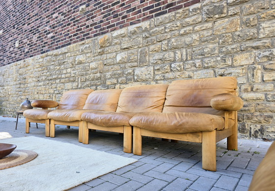 Image 1 of Ensemble de sièges, canapé, fauteuil, style vintage années 60-70, bancs, canapé modulable, style milieu du siècle