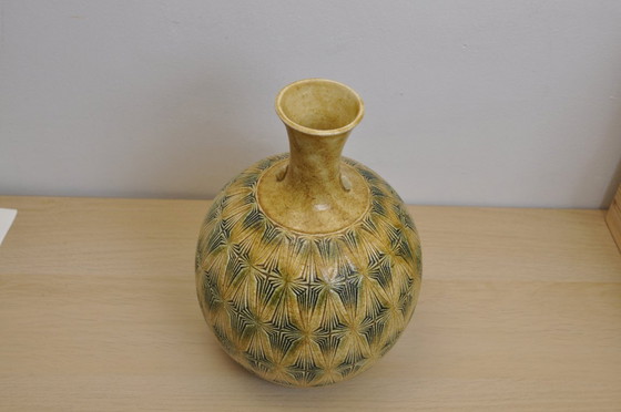 Image 1 of Vase - Kato Touzabrou Akazu-oven Kizeto - Japan