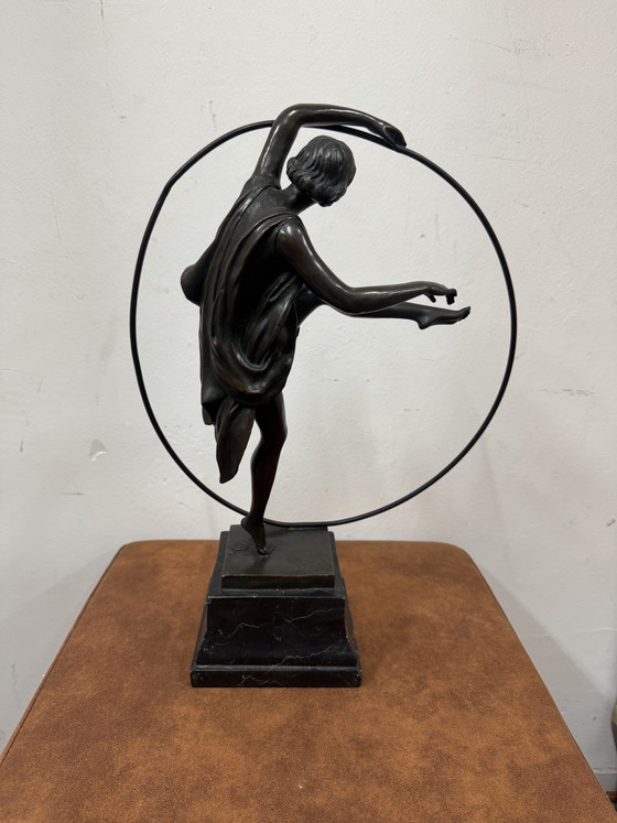 Image 1 of Bronzestatue des Tänzers Godard
