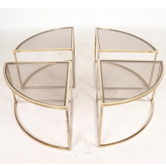 Image 1 of Maison Charles nesting tafel 70's mid century regency 