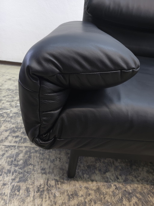 Sofá de diseño Rolf Benz Plura, sofá de cuero, sofá