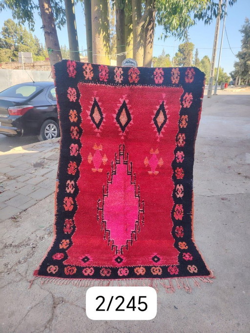 Handgeknoopt Berber kleed wol 200x245cm