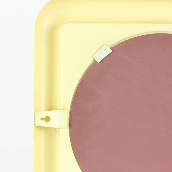 Image 1 of Specchio da parete di metà secolo con cornice originale in plastica, Cecoslovacchia, anni '60