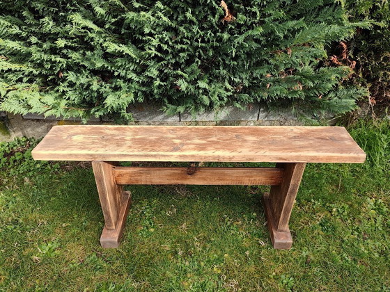 Image 1 of Panchina in pino lunga 1,18 m