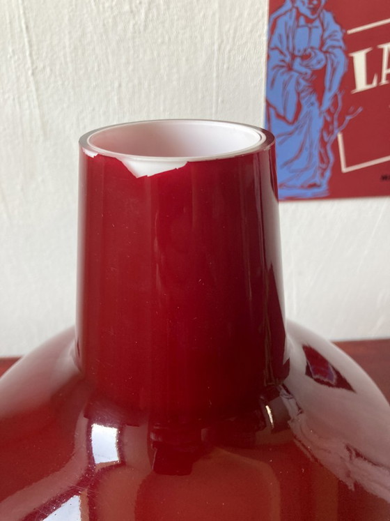 Lampada da tavolo vintage in vetro rosso – SCE, Francia – Lampade da tavolo, Glass (photo 4 of 11)