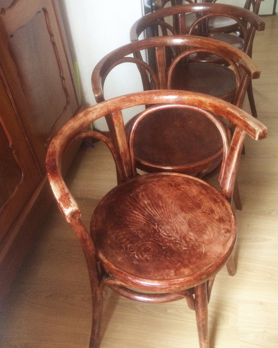 Image 1 of 5x Thonet Cafe/Dining Room Chairs refurbished