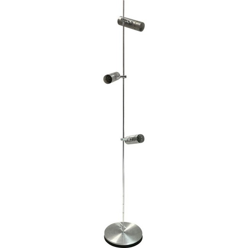 Vintage vloerlamp 3 spots Frankrijk 1970