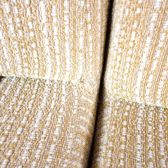 Image 1 of Canapé modulable vintage des années 70, en tissu velours côtelé, orange-brun