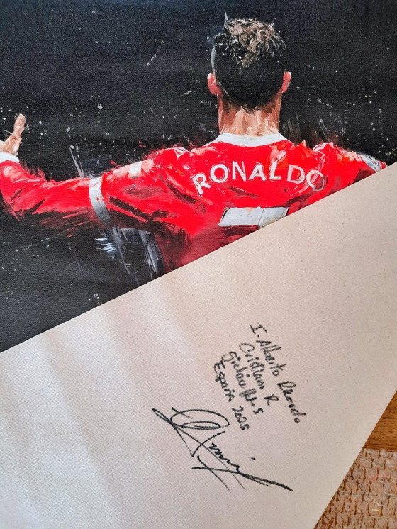 Image 1 of Alberto RICARDO - Cristiano RONALDO 4 - Lienzo de artista