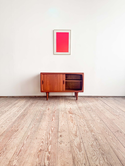 Small Mid Century Danish Teak Sideboard by H.P. Hansen Møbelfabrik, 1950s