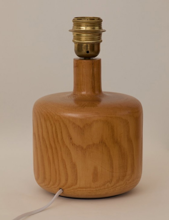 Image 1 of Lampe en bois massif Charlotte Perriand pour les Arcs vintage Circa 1968