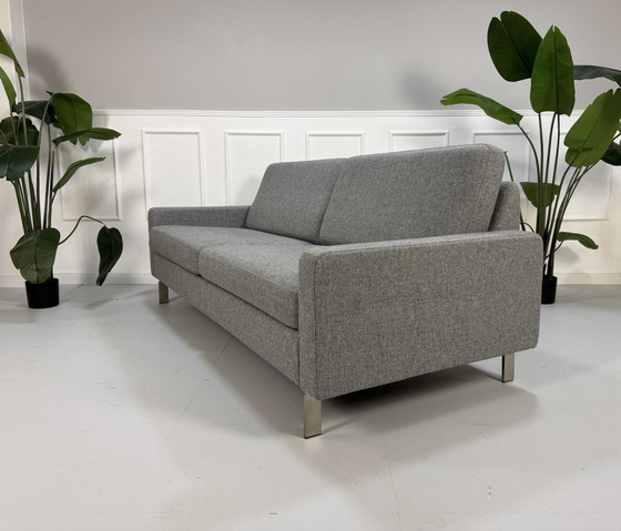 Image 1 of COR Conseta bank 2,5 zits stof grijs set + hoofdsteun