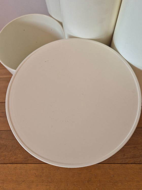 Image 1 of  Gran lámpara de pie con jardinera / mesa auxiliar Close Encounter Christmas Merchant Años 80