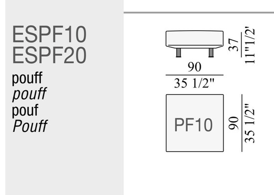Image 1 of Sofá Edra Essential 100-112 x 260/304cm tela gato T Nest