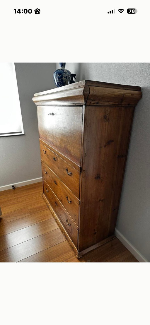 Prachtige antieke/vintage secretaire/kast